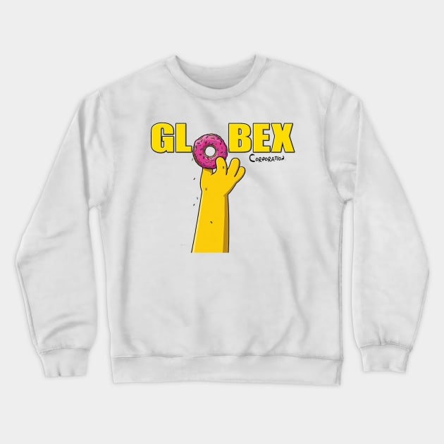 Globex Corporation Donut Logo Crewneck Sweatshirt by Globex Corporation Memes